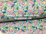 ✔️Ocean Friends Synthetic Leatherette (Litchi)