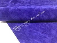 ✔️Double Sided velvet Synthetic Fabric - Royal Blue✔️