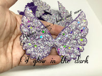 Wings Glow in the dark  - Purple