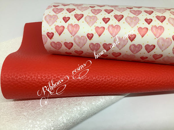 Love is in the air Synthetic Leatherette Bundle Set