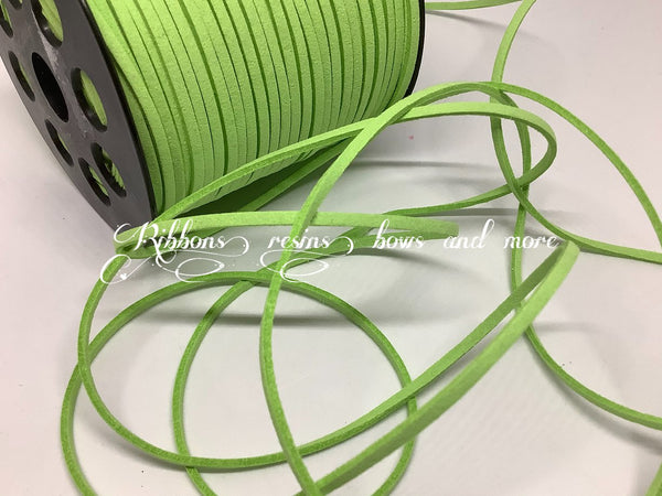 Lime - Synthetic Leather Cord