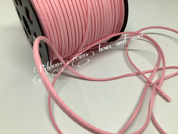 Pink - Synthetic Leather Cord
