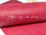 ✔️Watermelon seeds Synthetic Leatherette (litchi)