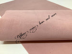 Double Sided velvet Synthetic Fabric -  Dusty Pink