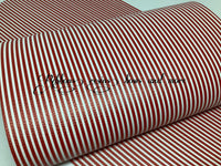 ✔️Candy Stripes Synthetic Leatherette (Litchi)✔️