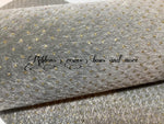 ✔️Faux Mohair Synthetic fabric - Grey with Glitter Spots