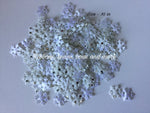 Padded sequin snowflakes - .75"