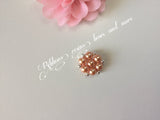 20mm Pearl Embellishment - Peach