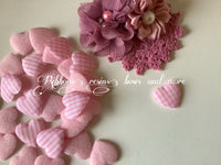 Gingham Hearts - Pink