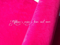 Double Sided velvet Synthetic - Hot pink